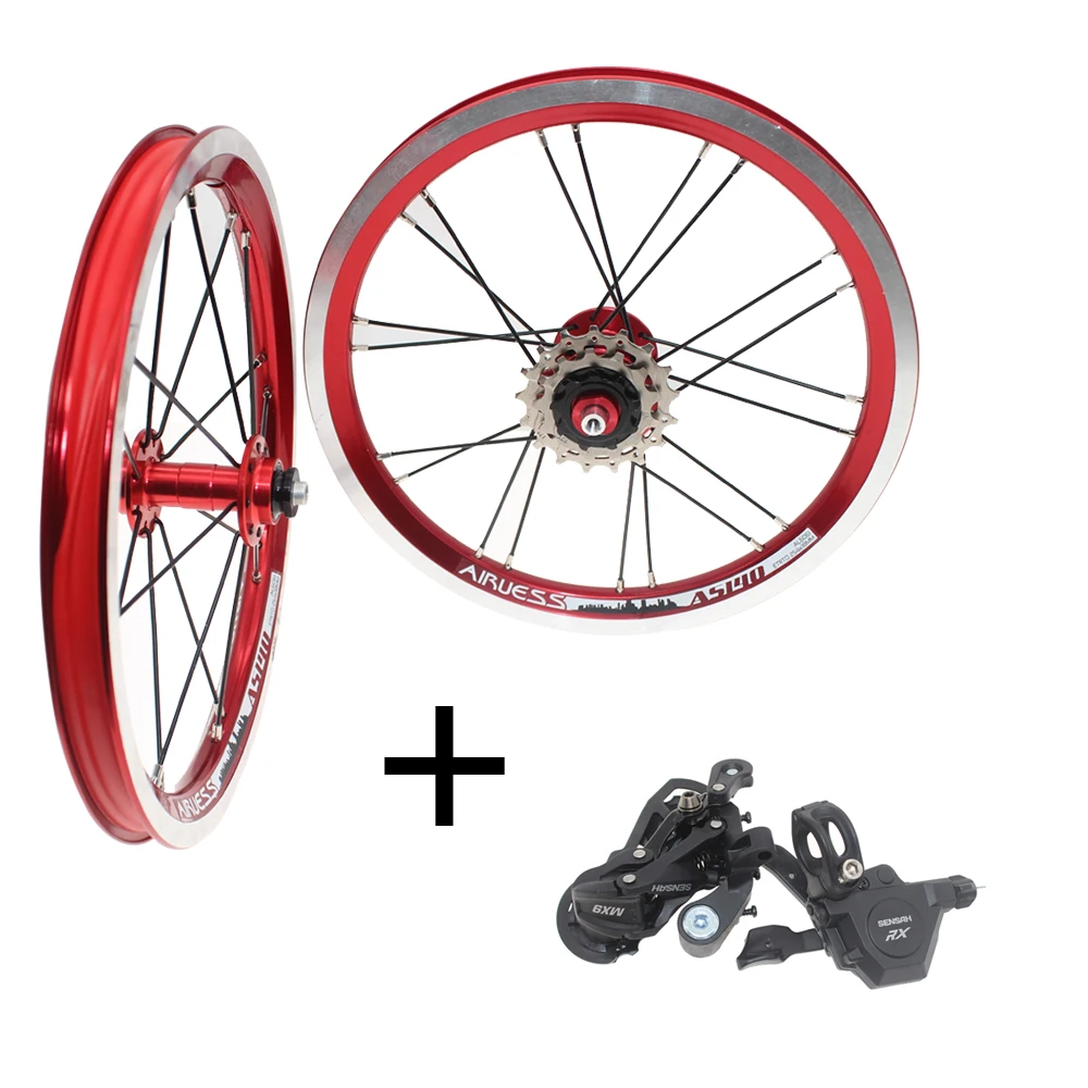 Велосипед wheelset 14 16 дюймов ультра легкий низкий ступица сопротивления для Fnhon D AHON