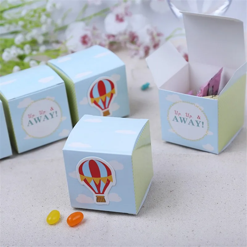 Воздушные шары Up & Away 50 шт./лот коробка для конфет Подарочная детского душа