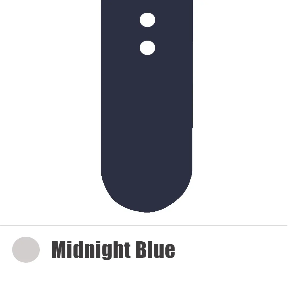 Midnight blue Браслет+ Современная Пряжка для Apple Watch 38 мм 40 мм 42 мм 44 мм - Цвет ремешка: Midnight blue