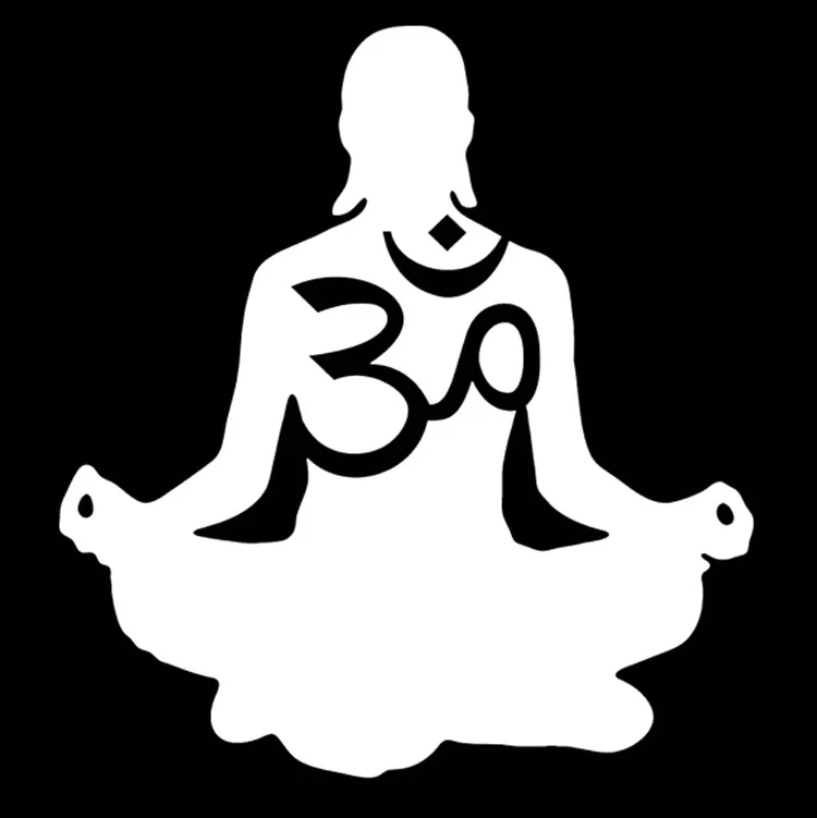 13*14 см YOGA OM водонепроницаемые автомобильные Стикеры наклейки Мотоциклетные