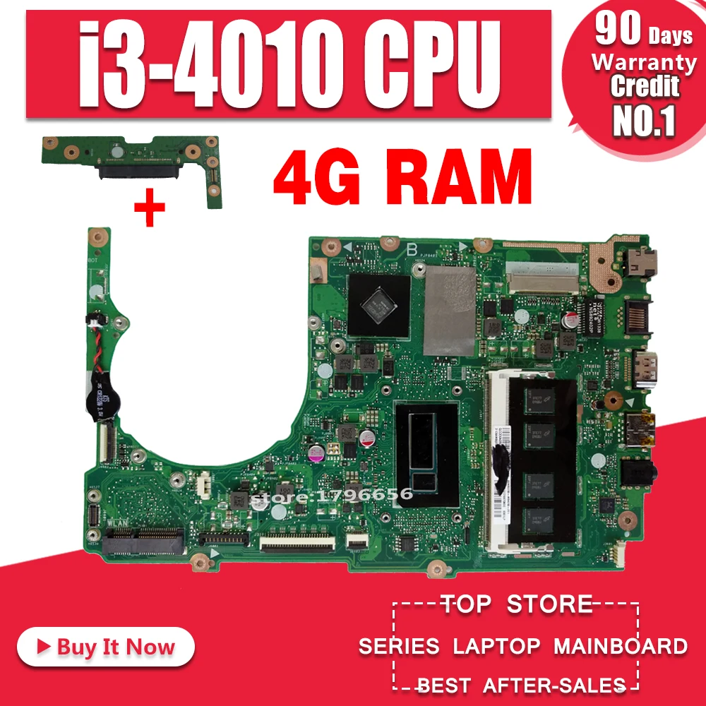 Отправка платы + Q301LP материнская плата I3 4010 REV: 2 0 для For Asus S301LP S301L Q301L ноутбука