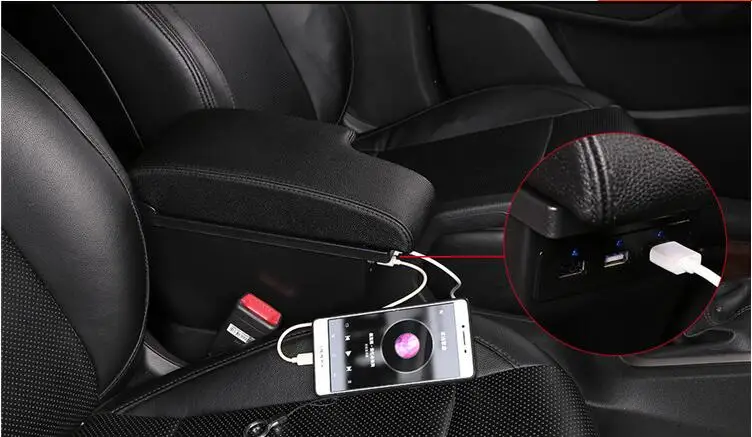 Для hyundai Accent RB Solaris подлокотник коробка центральная консоль коробка для хранения подлокотник