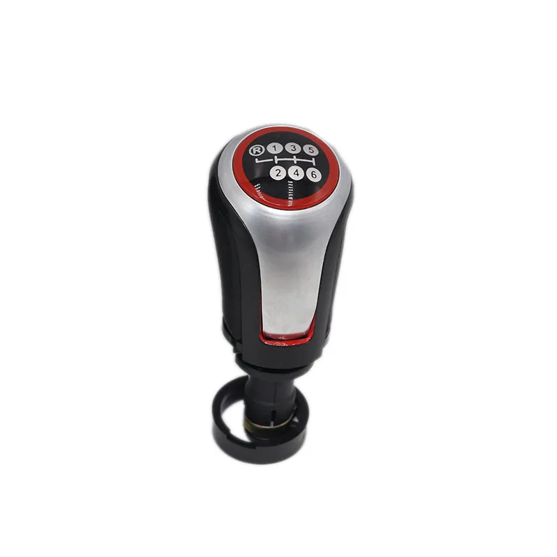 6 Speed gear knob 5/6 Скорость автомобильная ручка переключения передач рычаг Противопыльный чехол КРЫШКА ДЛЯ VW Golf 5 MK5 R32 GTD GTI 2004 2005 2006 2007 2008 2009 - Название цвета: 6 Speed gear knob