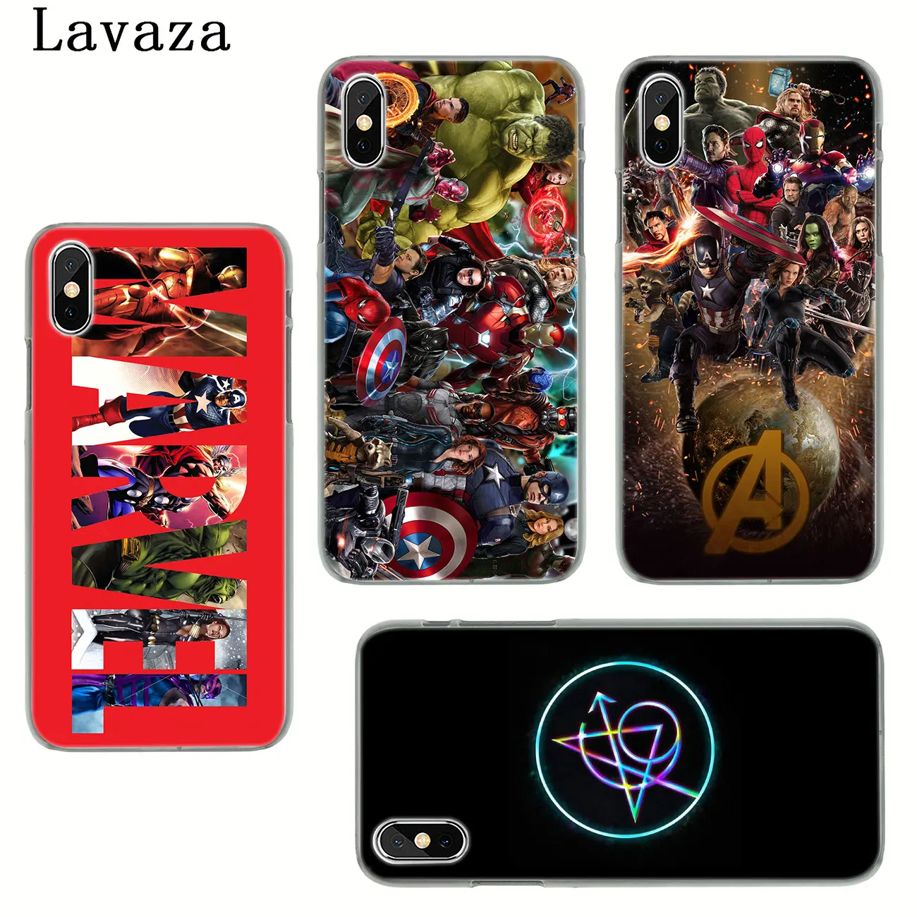 Lavaza Avengers Endgame logo Marvel Thanos Cool Hard Phone Case for iPhone XR X XS 11 Pro Max 10 7 8 6 6S 5 5S SE 4S 4 Cover | Мобильные