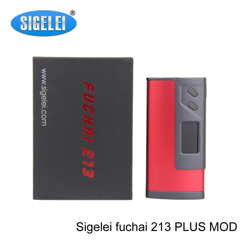 1 шт. Оригинал sigelei fuchai 213 плюс mod Вт TC VAPE Электронные сигареты испаритель подарок VS