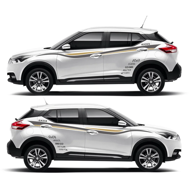 World Datong Sport Stripes автомобильные наклейки для Nissan KICKS SPORT Mark Levinson индивидуальная