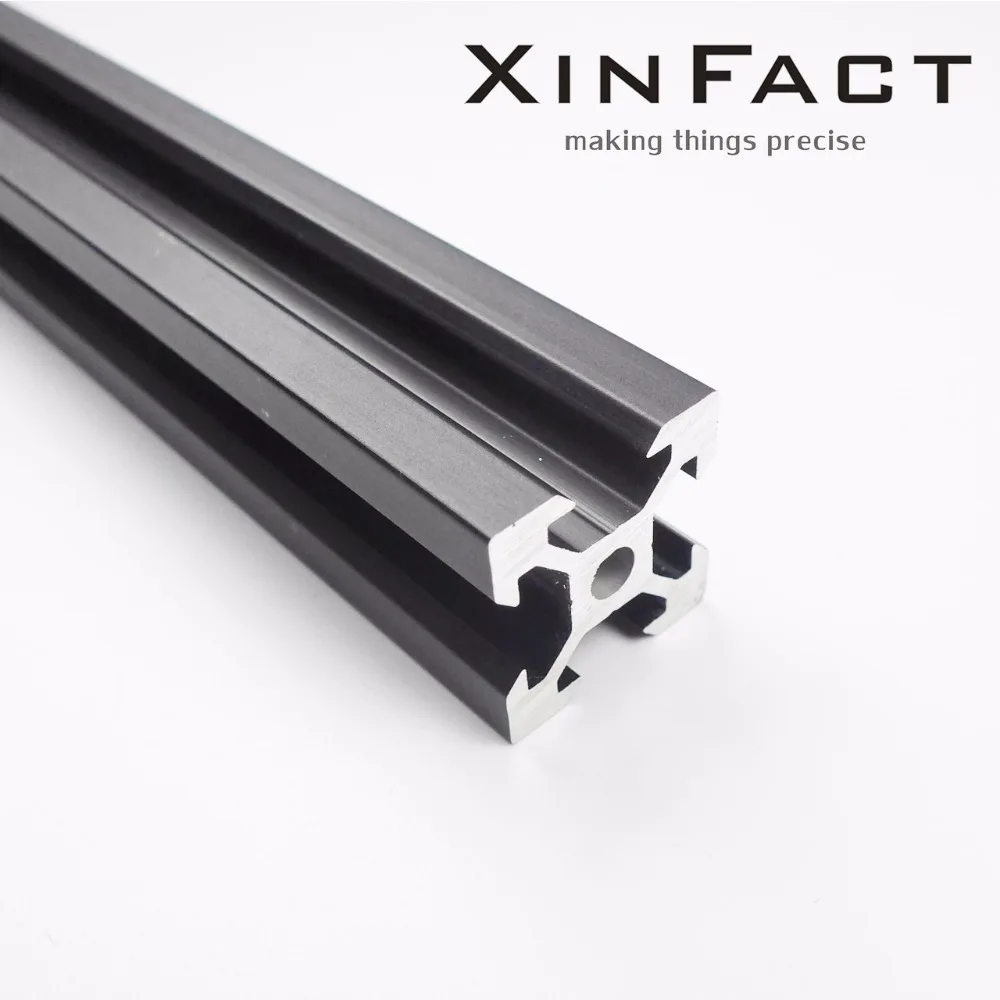 V слот рельса 2020 черный анодированный для OX CNC Слот рельсы алюминиевый профиль|ox
