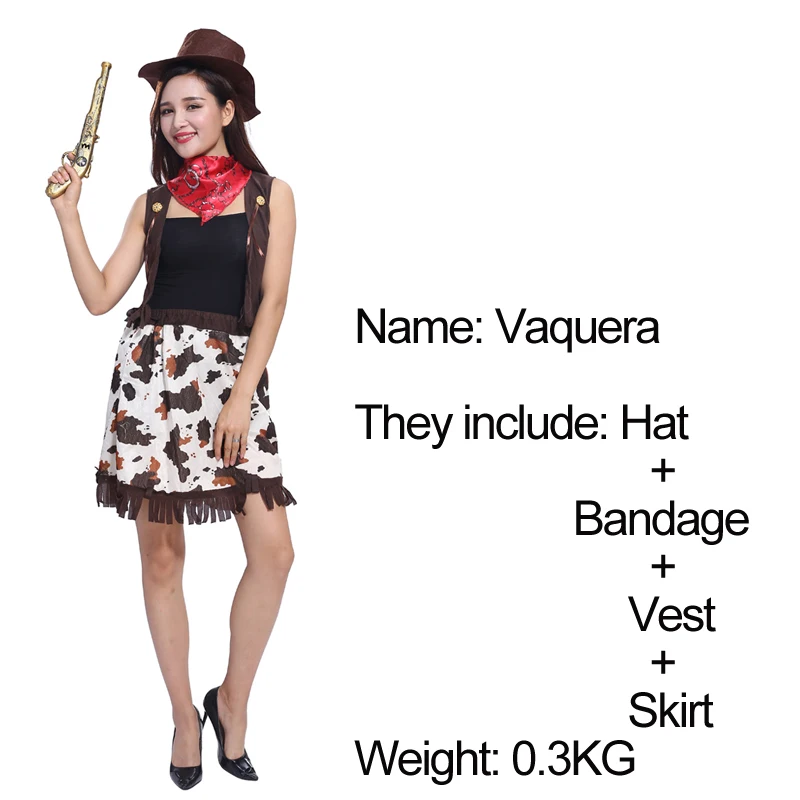Новый костюм для косплея на Хэллоуин взрослых Западный ковбойский Маскарад |