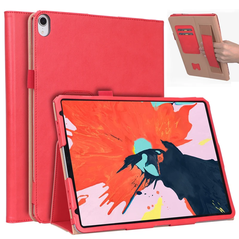 Новое поступление ручной кожаный чехол в стиле ретро для iPad Pro 11 дюймов 2018
