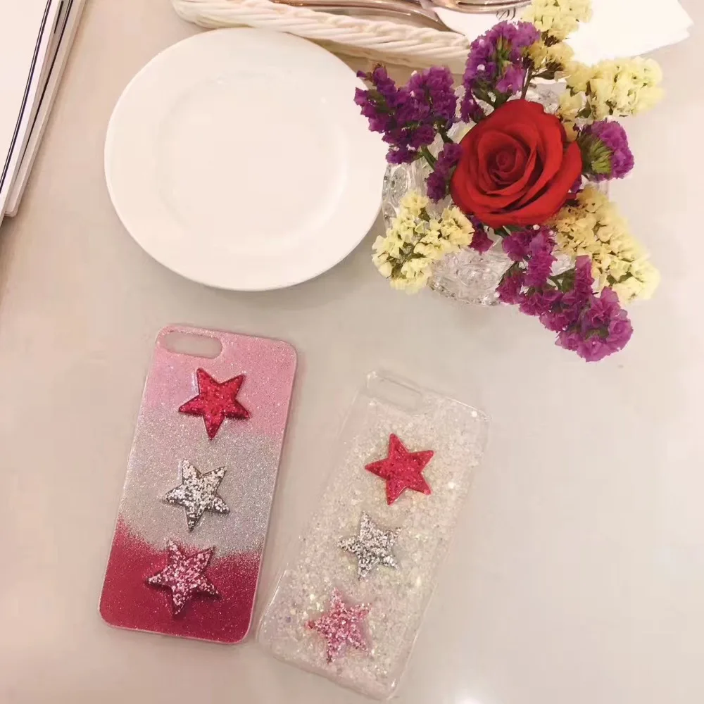 Япония Корея супер мило пятиконечная звезда постепенно меняется Цвет мерцающий