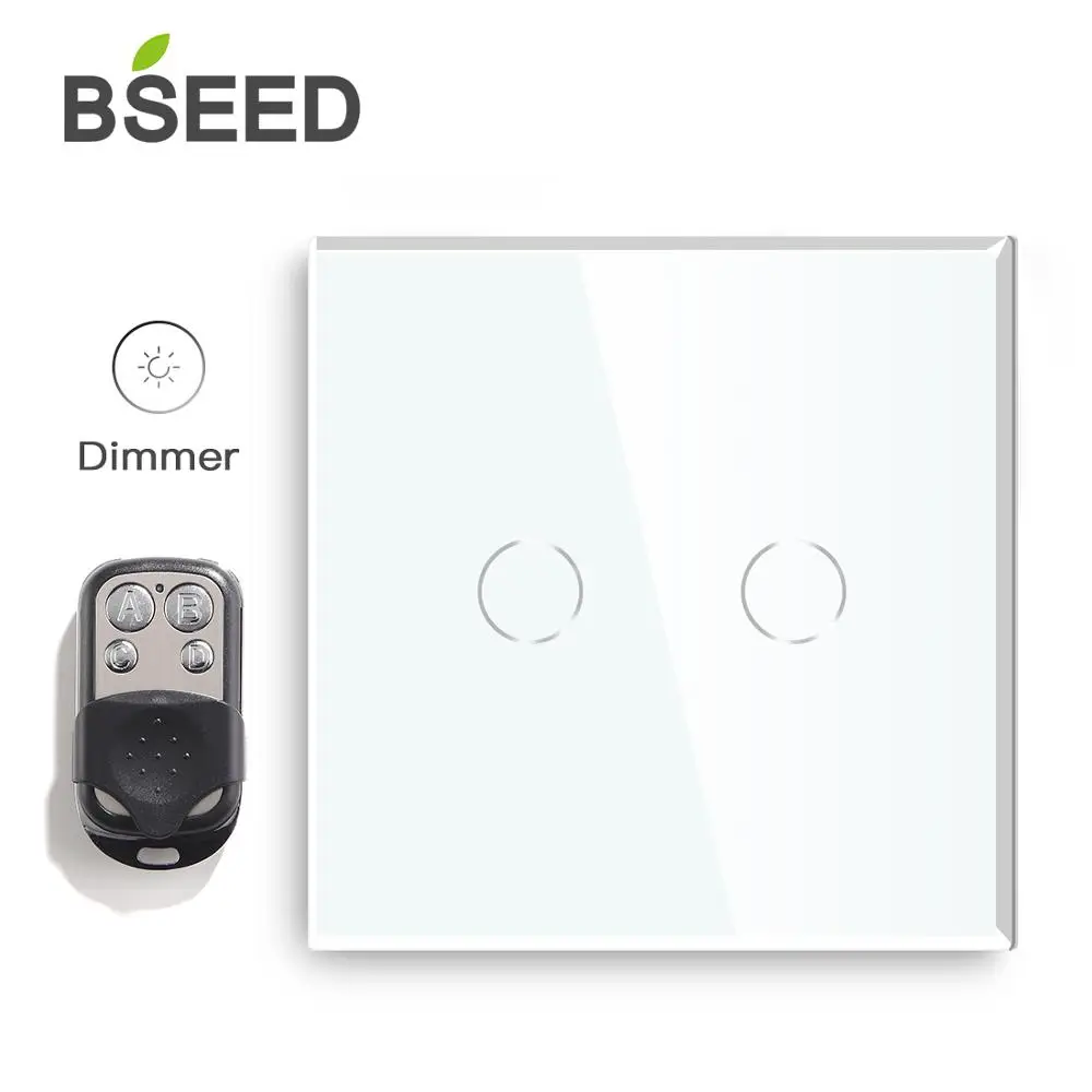 Беспроводной сенсорный диммер Bseed EU двухканальный дистанционный светодиодный с