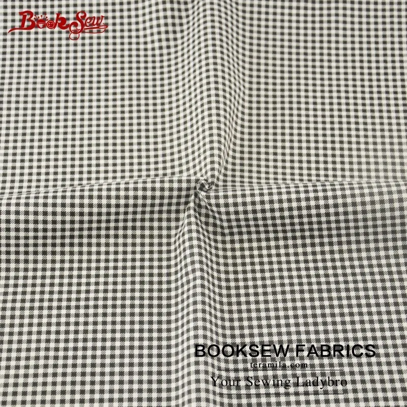 Booksew 100% Cotton Twill Fabric Black And White Checks Design Home Textile Bed Sheet Quilting Tecido For Baby DIY Patchwork | Дом и сад