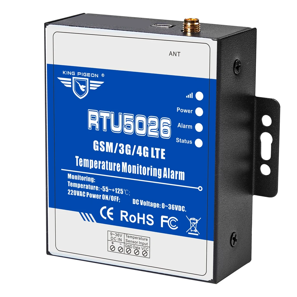 RTU5026 GSM телеметрический мониторинг температуры измерение будильника от 55 до