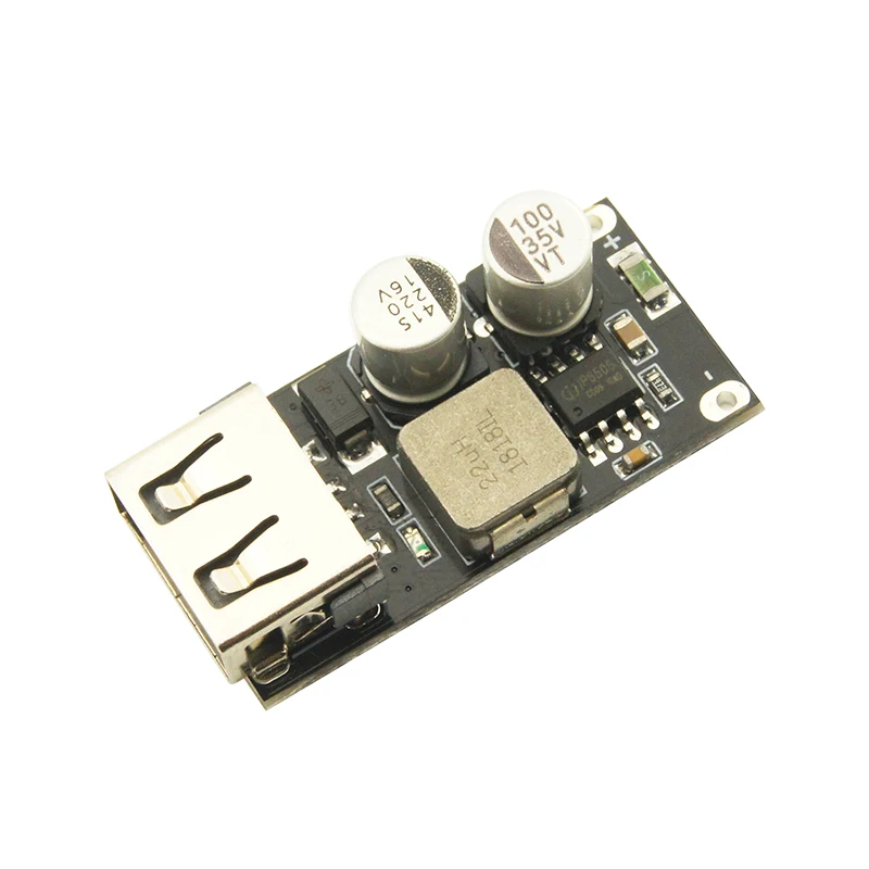 QC3.0 QC2.0 USB Buck преобразователь для зарядки понижающий модуль 6 32 в 9 12 В 24 быстрое