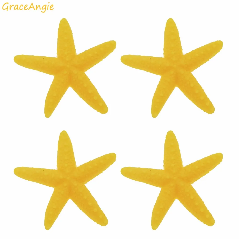 GraceAngie 6 штук упак. 31*29 мм Разноцветные украшения в стиле морской звезды