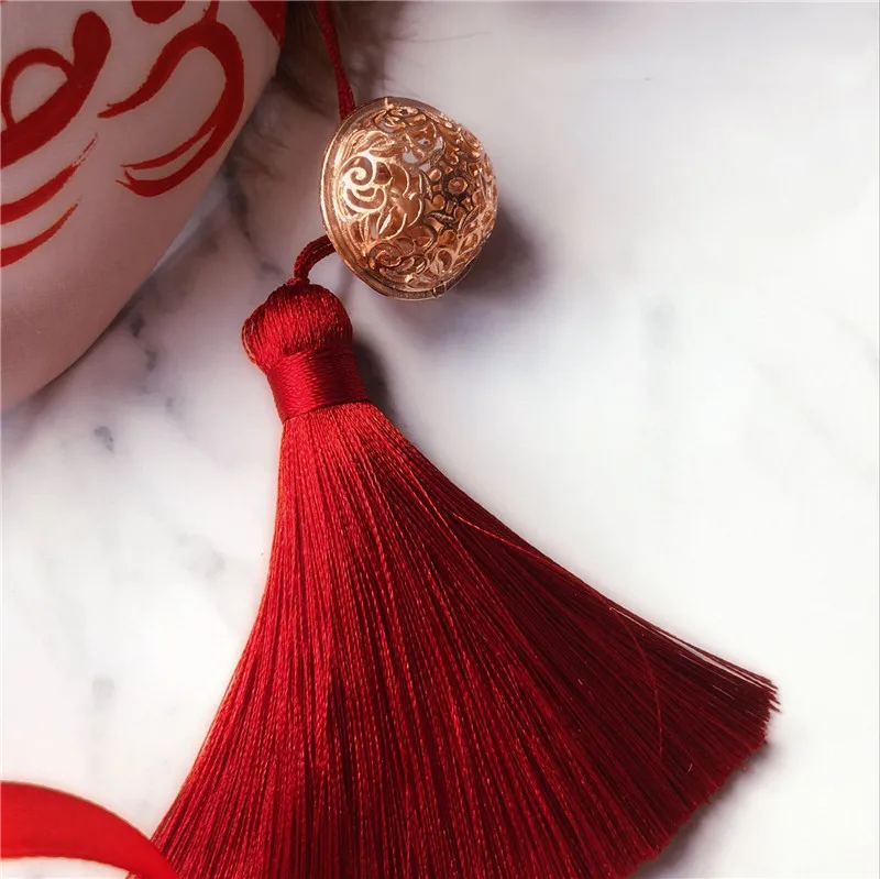 

japanese Cosplay Mask Hand Made Fox Style Full Face Mask Cosplay Tassels and Small Bells Masquerades Festival Costume Party Show