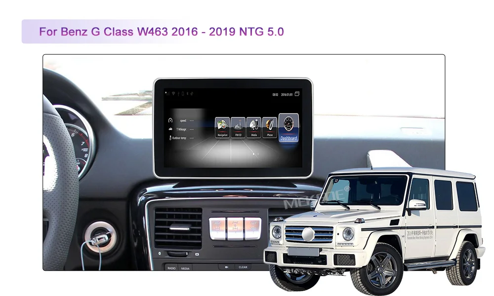 Автомобильный мультимедийный плеер Mekede на ANDROID для Mercedes Benz G Class W463 216 с 4G LTE wifi bluetooth carplay USB