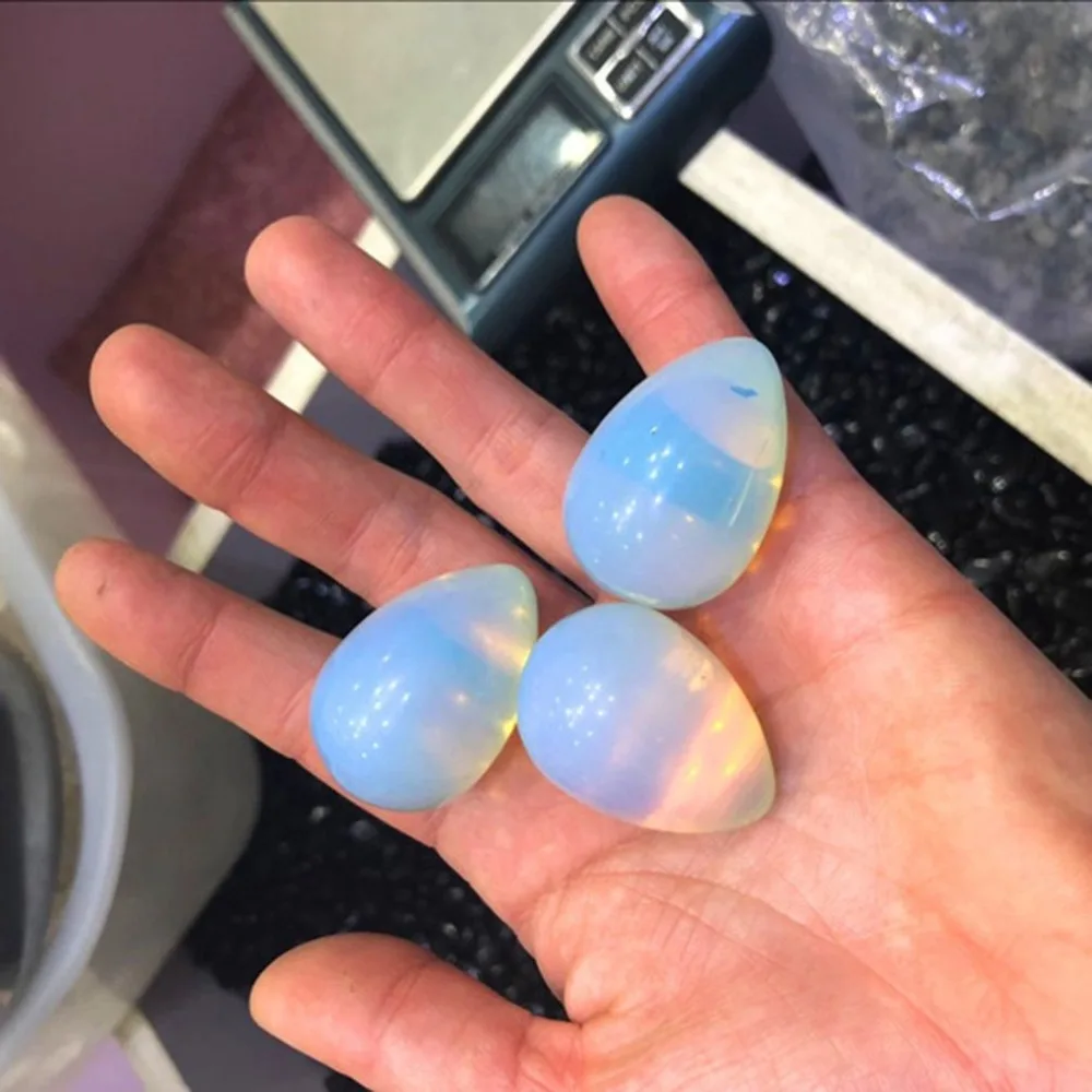 Натуральный Полудрагоценный камень Нефритовое яйцо хрустальный Массажный мяч