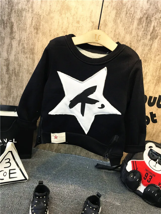Fashion Autumn Winter Children Boys clothing Sets Baby Thickened Plus Jacket + Plush Sweater+ Jeans 3Pcs/Sets Kids Clothes |