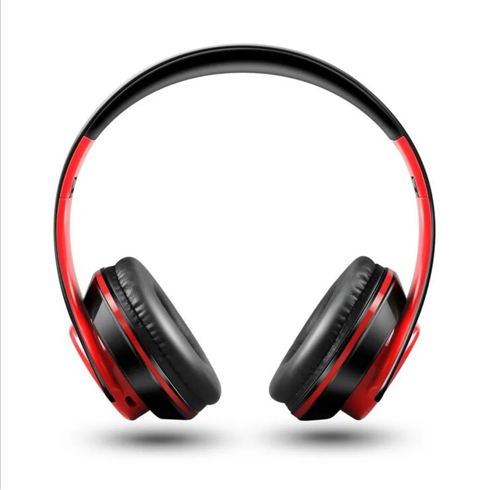 Беспроводные наушники Bluetooth гарнитура складные регулируемые с микрофоном для ПК