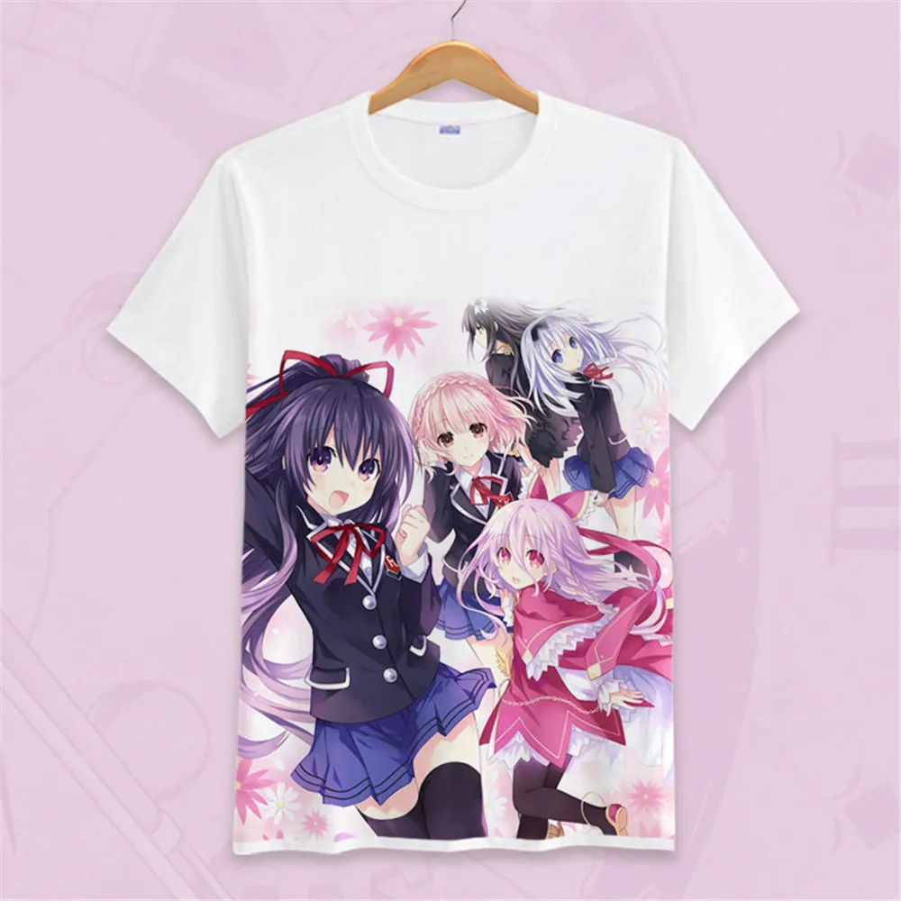 Новинка аниме-рубашка Coolprint футболки для свидания и прямого эфира разные стили с