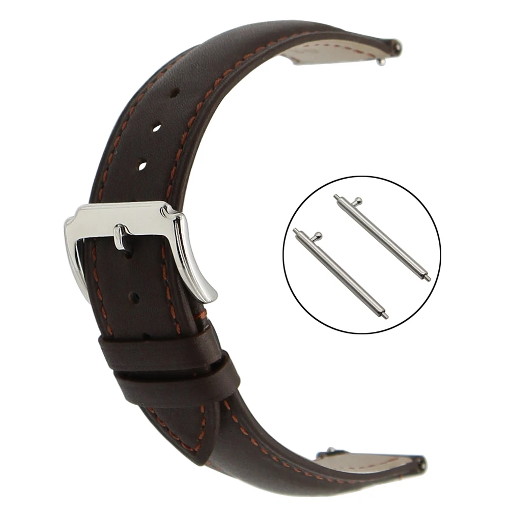 Ремешок для часов Luminox мужской/женский быстросъемный браслет из натуральной кожи