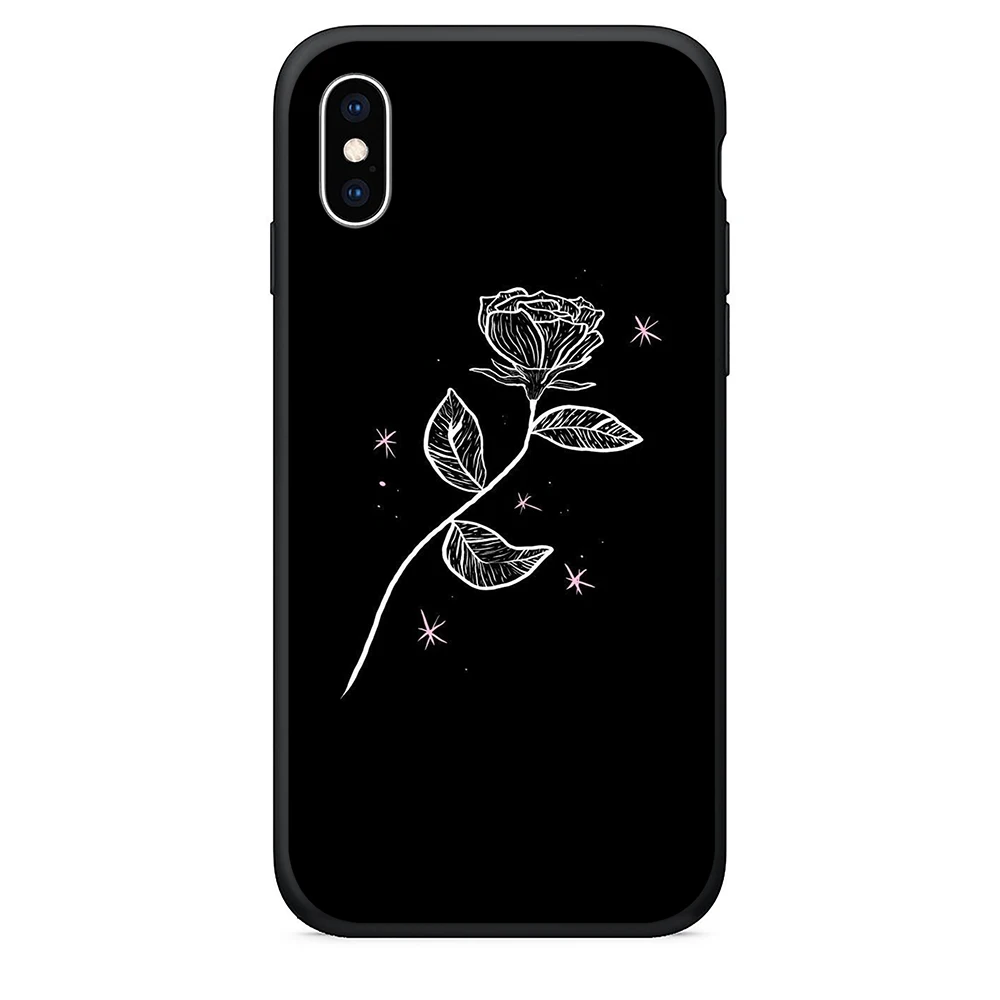 Мягкие цветные чехлы из ТПУ для iphone xs простой силиконовый чехол с принтом max capas 7 |