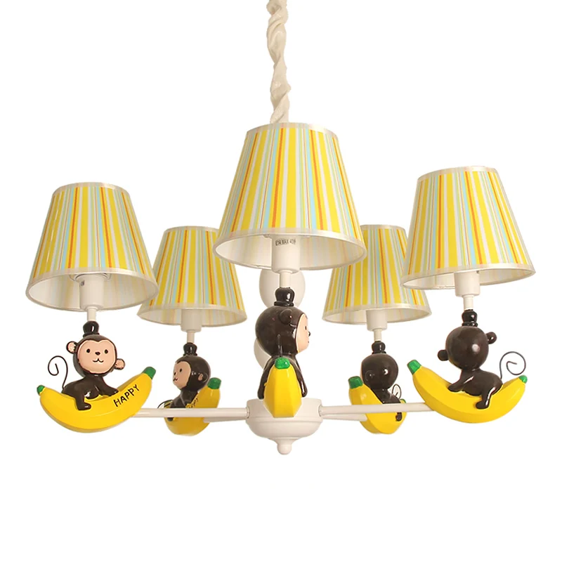 

Creative cartoon children bedroom lamp male girl room chandelier simple modern lovely lighting