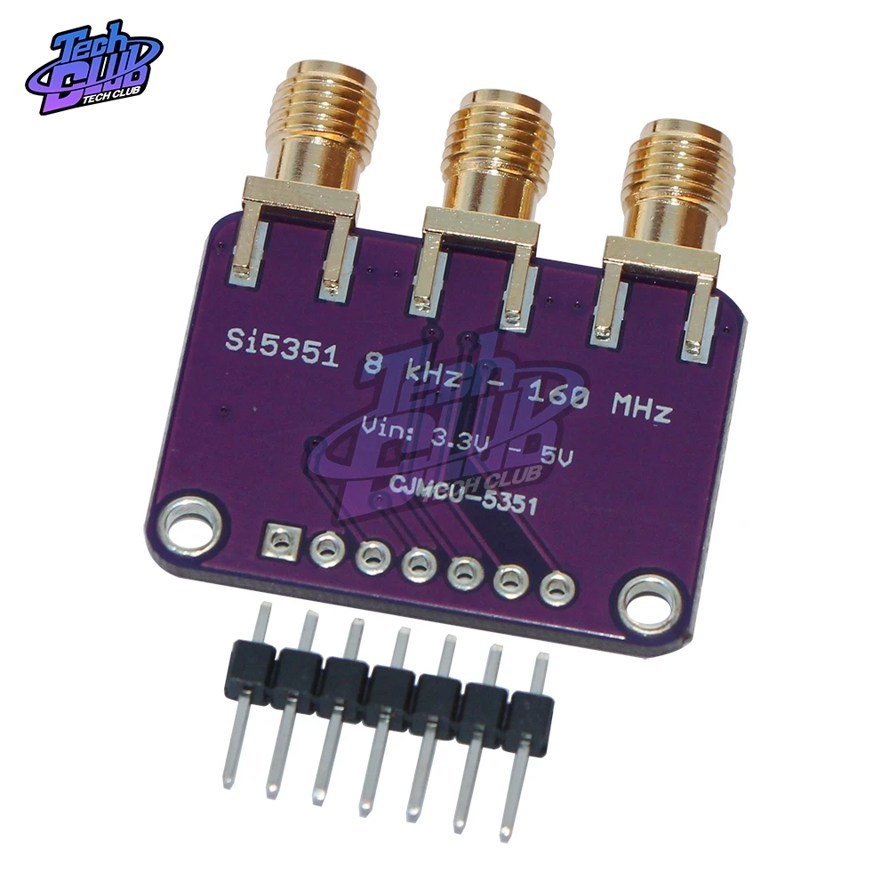 8KHz-160MHz CJMCU-5351 Si5351A Si5351 I2C Clock Generator Breakout Board Module Signal for Arduino DC 3V-5V | Инструменты