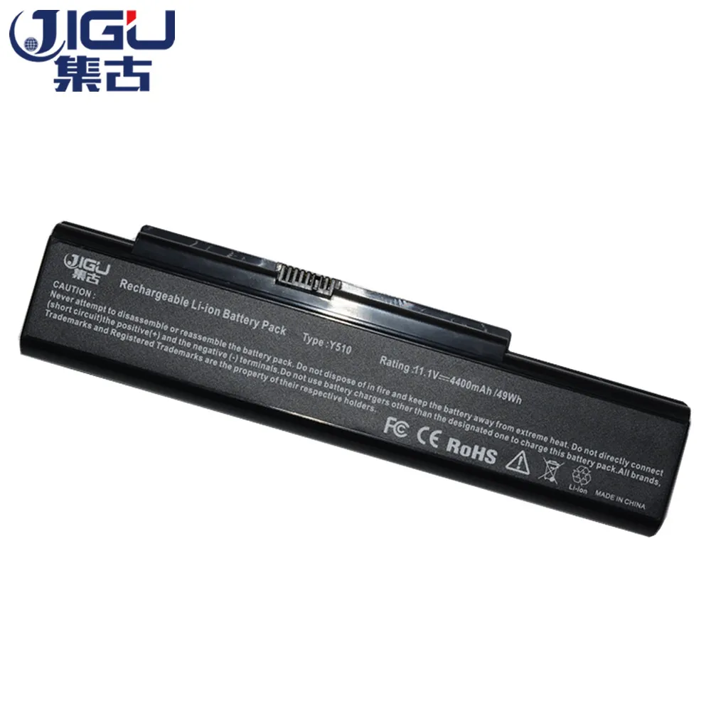 

JIGU Laptop Battery 45J7706 ASM 121000649 FRU 121TS0A0A For Lenovo 3000 Y500 Y510 Y510A IdeaPad V550 Y510 Y530A Y730A Y710 Y730