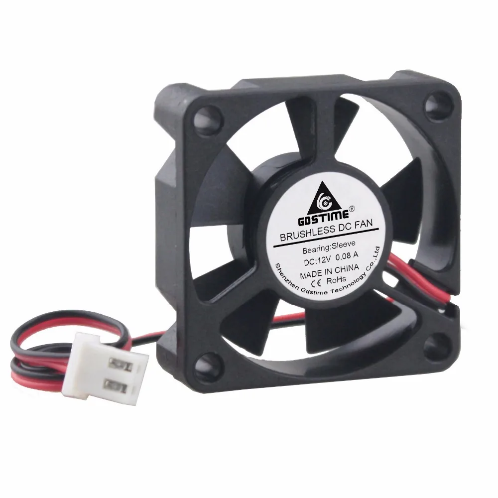 

10 Pieces Gdstime DC 12V 35mm x 10mm Brushless Cooling Cooler Fan 3.5cm 35x35x10mm 3510