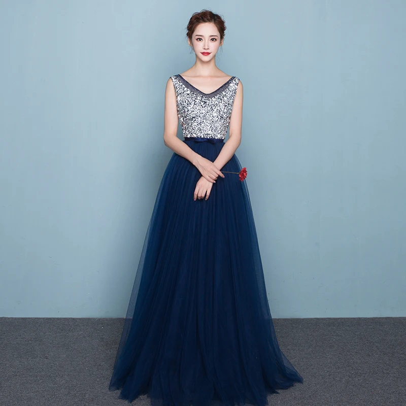 Vestidos de Fiesta 2019 Вечерние платья из тюля линии длинное вечернее платье плюс Размеры |