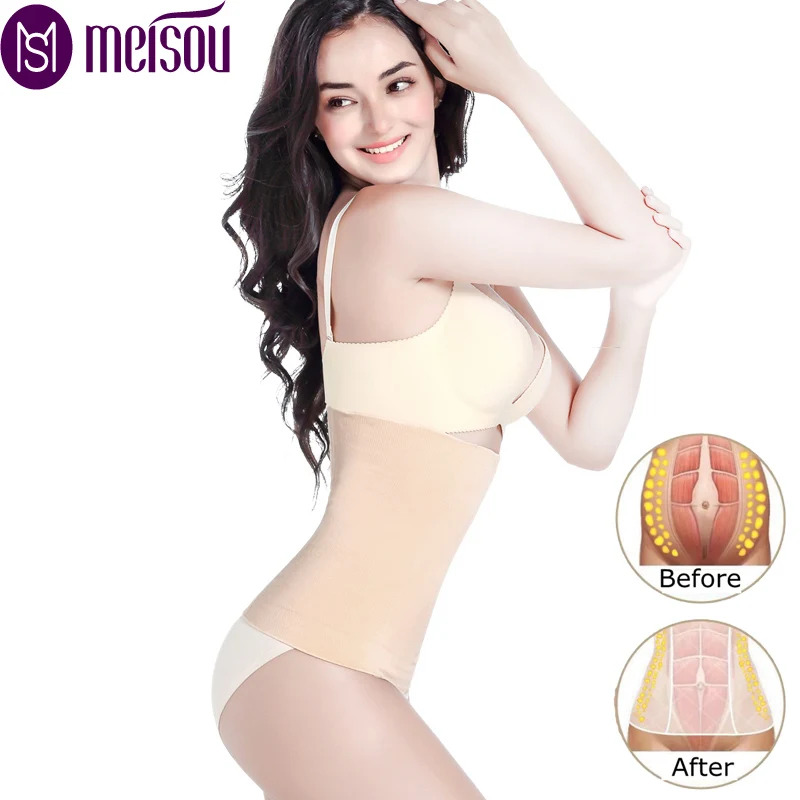 Корсет для тренировок Meisou утягивающий пояс талии бесшовный пояс|Корсажи| |