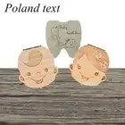 ПольшаEnglishBaby деревянная коробка для зубов органайзер для хранения молочных зубов, сбор зубов, дропшиппинг