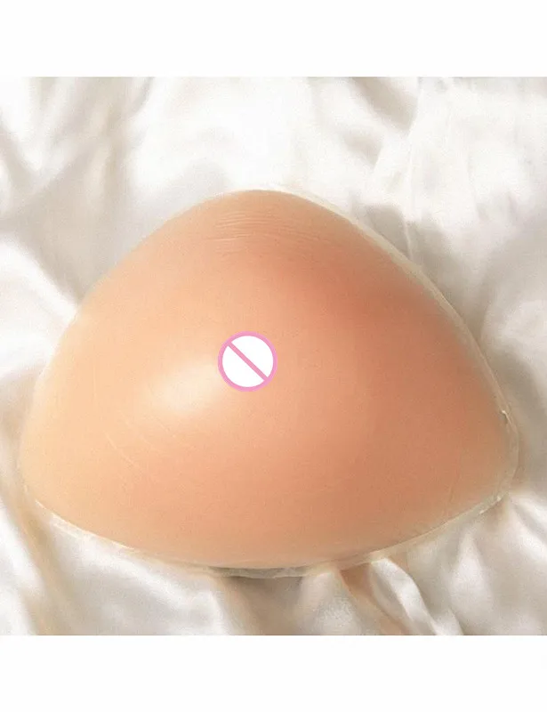 

Triangle Shape 600g/Piece Nontoxic Medical Silicone Fake Breast Form Boobs Prosthesis Tits Chest For Mastectomy Breast Cancer