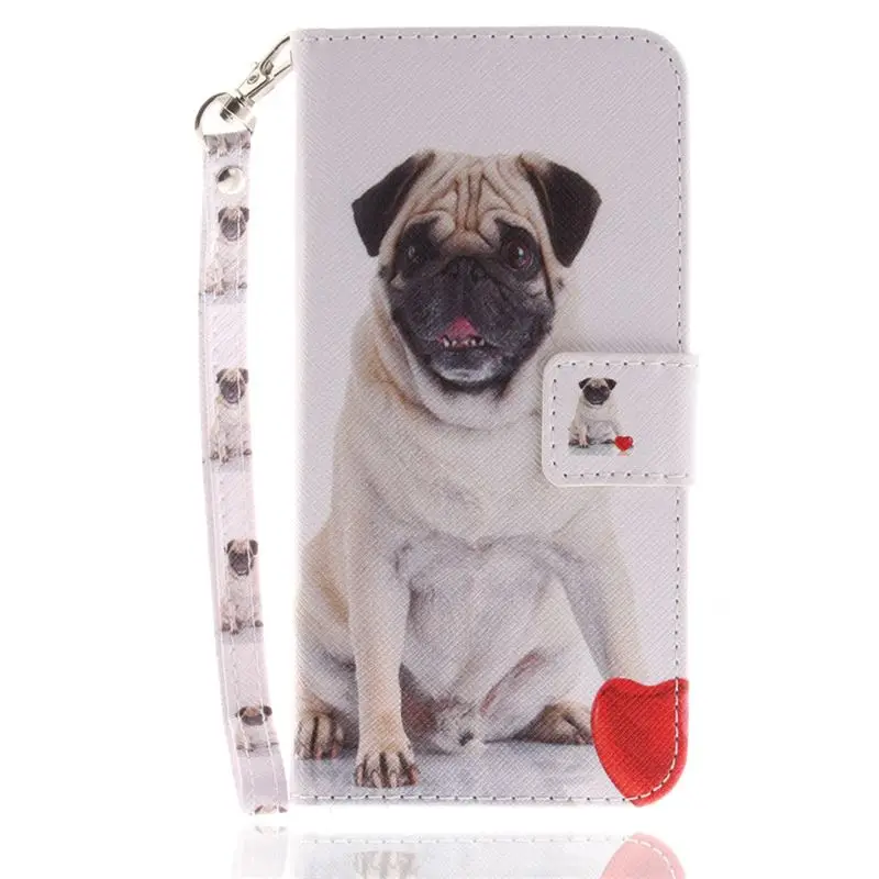 Starling Dog Чехол для samsung Galaxy Note 9 8 S9 S8 A6 плюс j3 j5 Prime A3 A5 окрашенные таинственный Кот Волк кошелек Чехол D26G - Цвет: Starling Dog