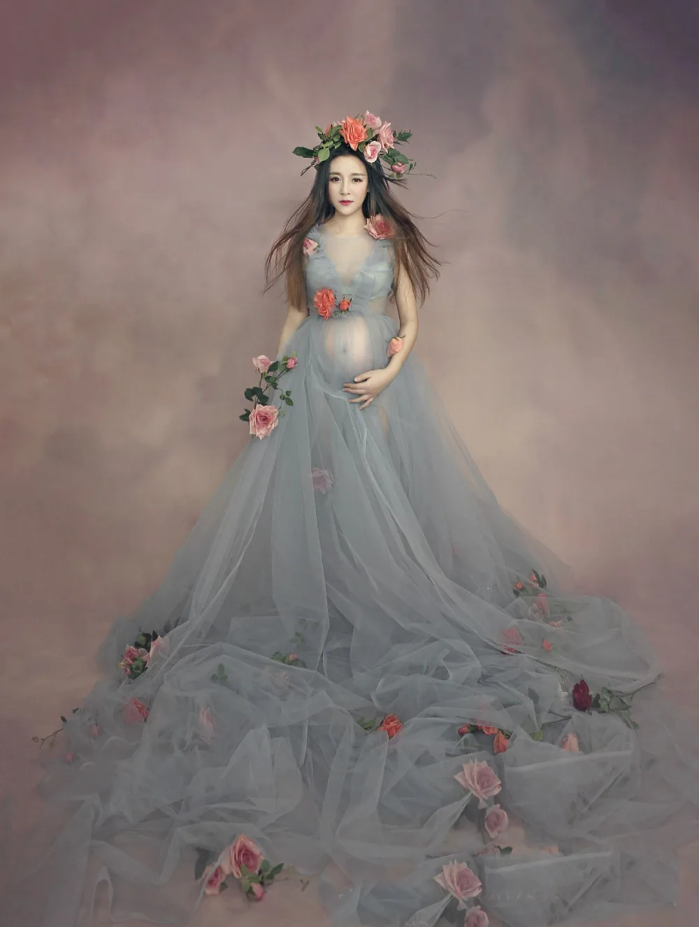 

Maternity Photography Props Pregnant Photo Shoot Long Dress For Pregnancy Maternity Clothes For Pregnant Women