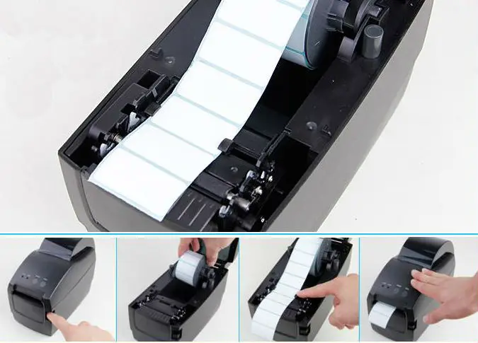 58 мм этикетки штрих код принтер прямой термопечати и клея наклейку pritner USB GP2120T для