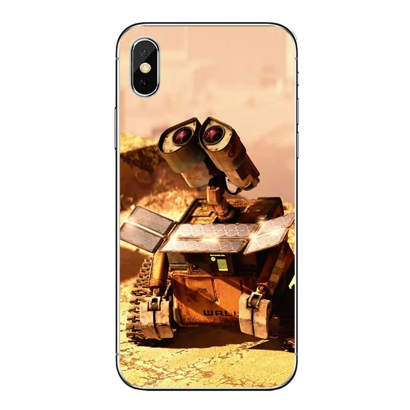 TPU Transparent Case Covers For Xiaomi Redmi 4X S2 3S Note 3 4 5 6 6A Por Pocophone F1 Mi Wall-E Robot Wall E Movie Art Poster |