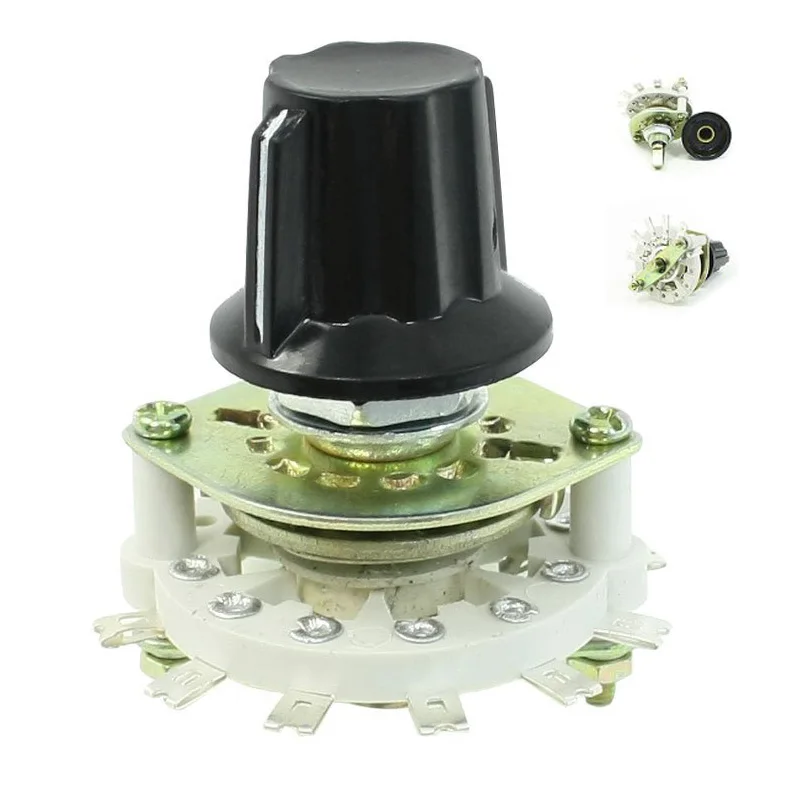 Plastic Knob 1P6T 1 Pole 6 Throw Band Channel Rotary Switch Selector | Обустройство дома