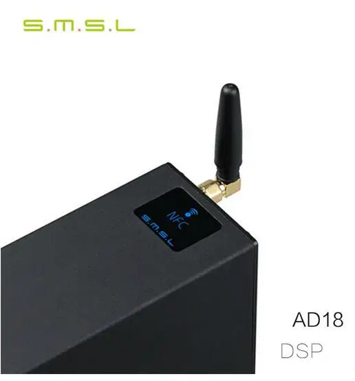 SMSL AD18 Многофункциональный Bluetooth 4,2 HIFI Цифровой аудио усилитель мощности 80 Вт* 2 оптический/коаксиальный USB декодер DAC EQ Регулировка pg