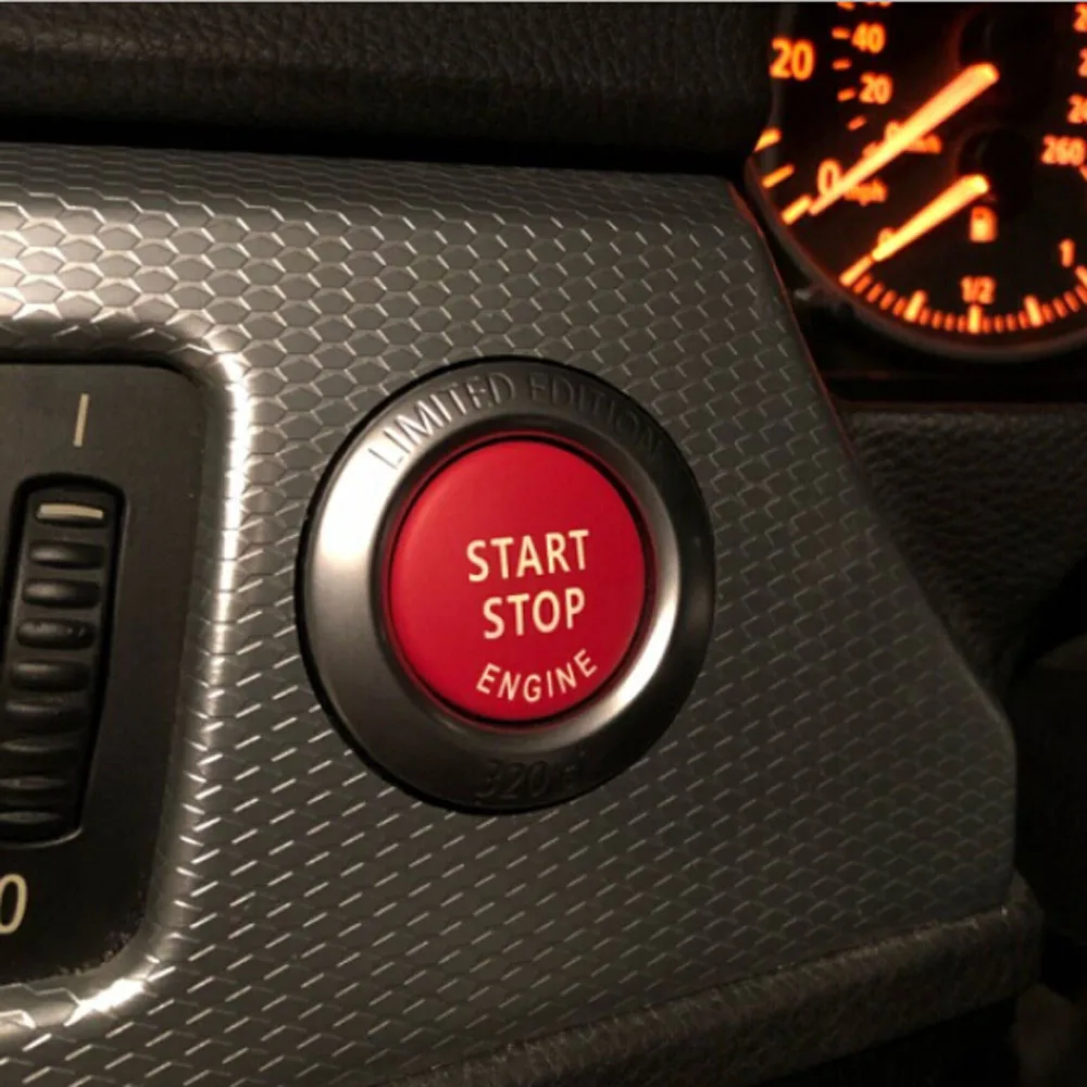 Автозапуск остановки двигателя аксессуары переключатель украшения кнопка