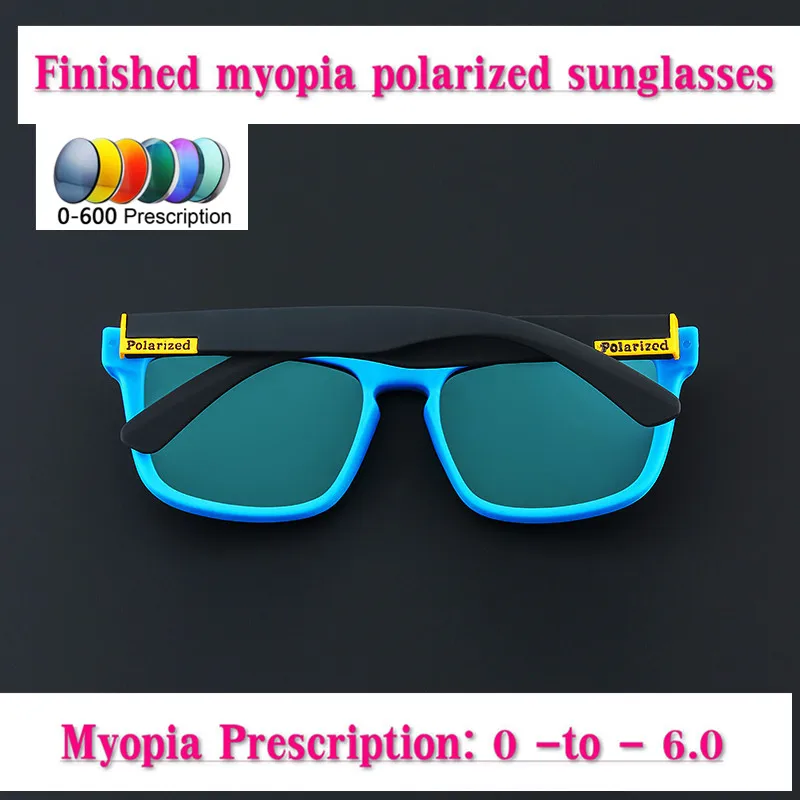 Поляризованные солнцезащитные очки для мужчин и женщин 0-600 градусов оптическая