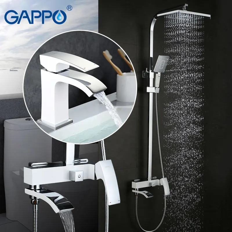 

GAPPO shower faucet bath shower faucet set Bathroom mixer tap shower bathtub faucet rainfall shower set waterfall Faucet