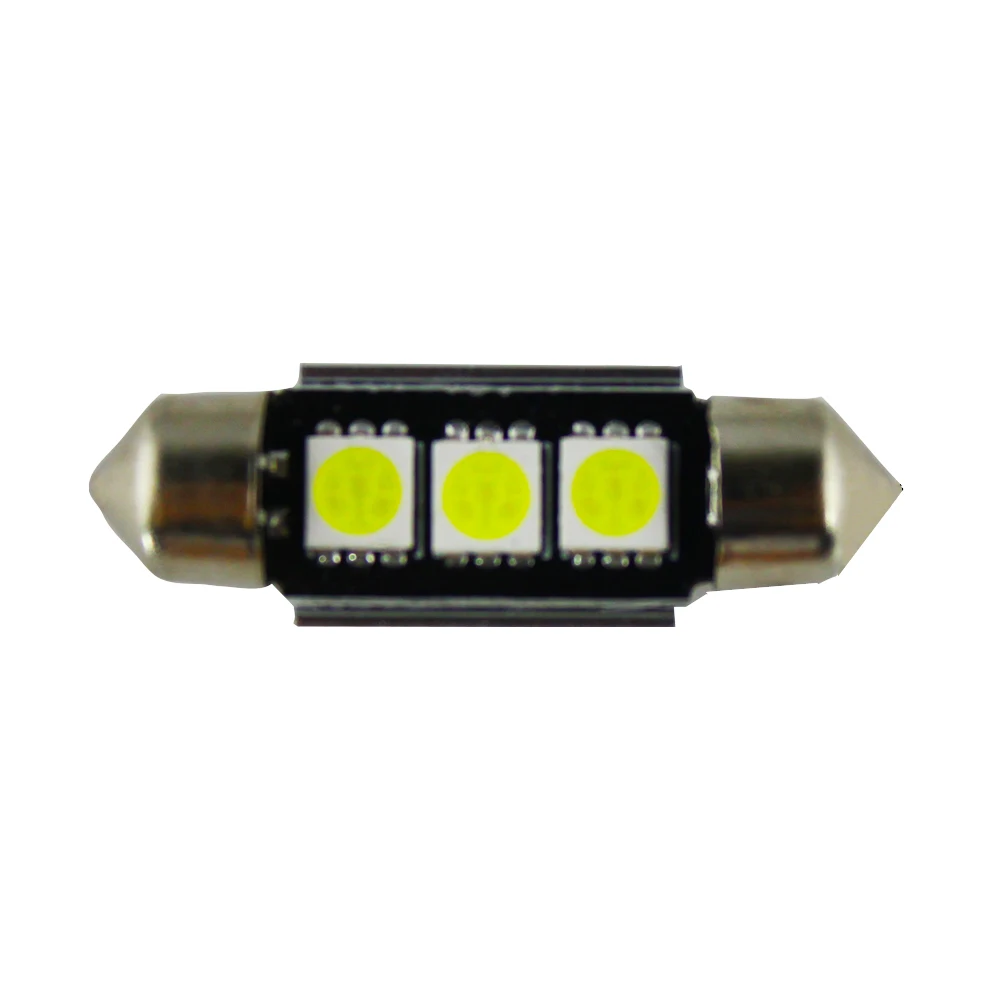 4 шт. 36 мм 3SMD 5050 светодиодные под шину CANBUS для автомобиля интерьер свет авто Купол
