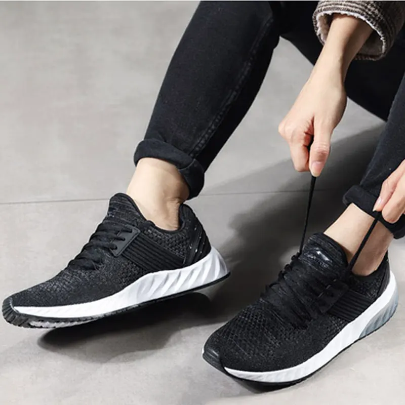 Li-Ning/Женская обувь с гелевой вязкой; Классическая обувь для образа жизни; износостойкие Нескользящие кроссовки; спортивная обувь с подкладкой из моно-пряжи; AGLN044 YXB133