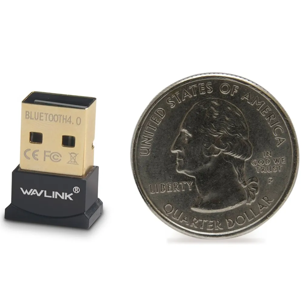 Wavlink мини беспроводной USB Bluetooth 4,0 CSR4.0 адаптер донгл Nano Wavlink портативный для ПК ноутбука планшета головной убор Win 10 XP Vista