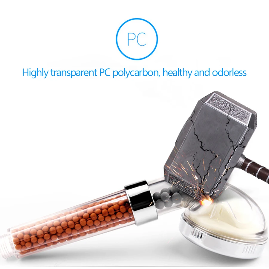 Светодиодный душ с регулируемой струйной насадкой фильтр для душа высокого