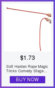 MrY Soft Harden Rope Magic Tricks Comedy Stage Close Up Magic Rope Line Toy Bend Tricky Gimmick Magic Props Toys for Children