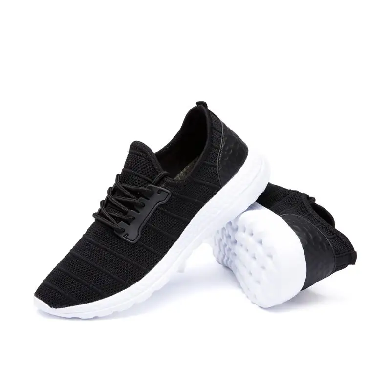 Мужские кроссовки на шнуровке LAISUMK легкие дышащие из сетчатого материала 2 цвета